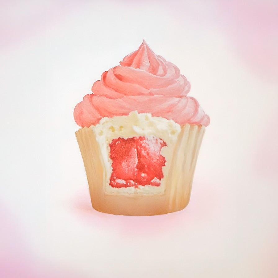 Zemeņu-vaniļas kapkeiki